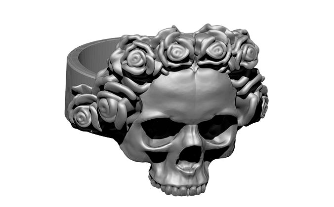 Mexican Skull Ring | 3D