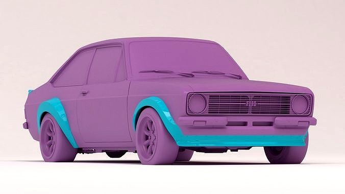 Ford Escort mk2 Monte Carlo fenders kit | 3D