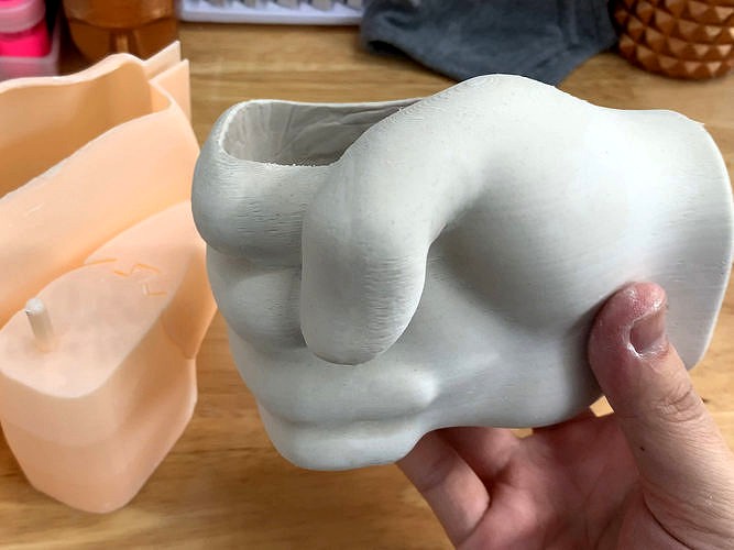 Hand Plant pot mold - 3D mold printing | 3D