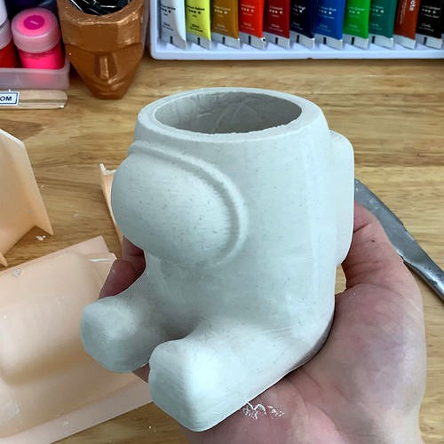 Among Us pot mold - 3D print mold | 3D