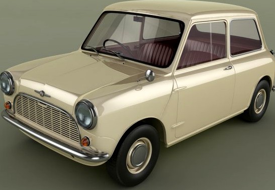 Morris Mini Minor 1959 3D Model