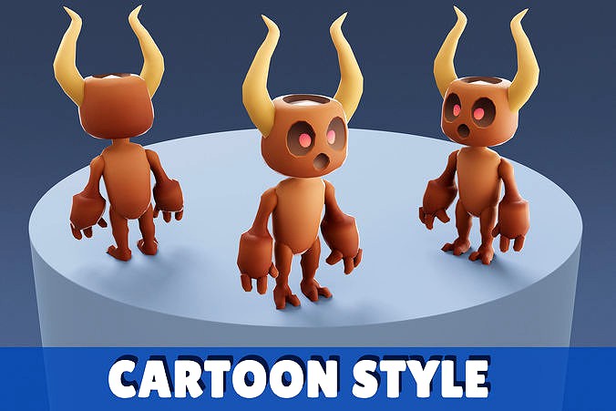 Cartoon Characters - Small Woody Warrior