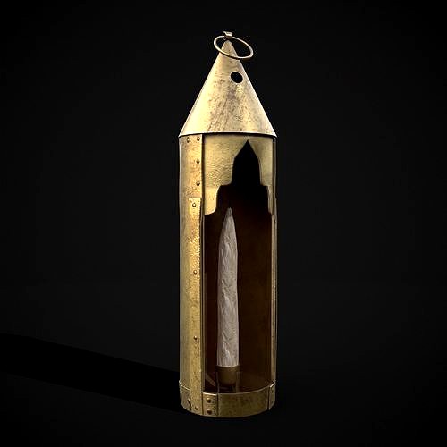 Medieval Brass Candle