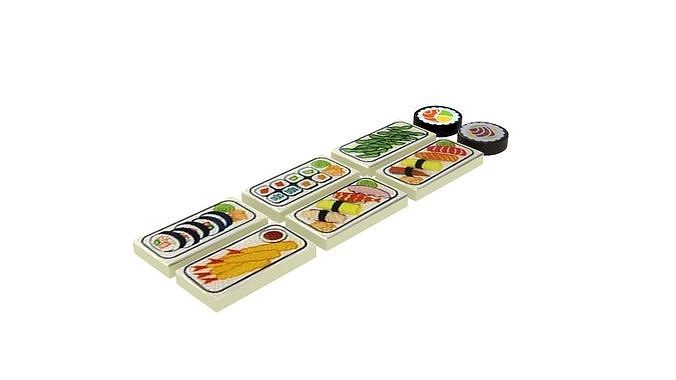 Sushi Lego Tiles Set