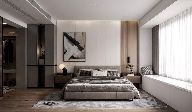 Bedroom Interior Modern style 141