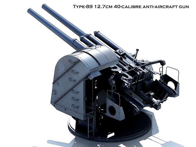 Japan Type-89 127mm AA Gun