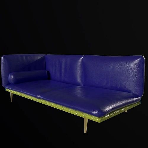indigo mystik galaxy cobalt daybed sofa