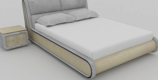 Bed Echo Eleganza 3D Model