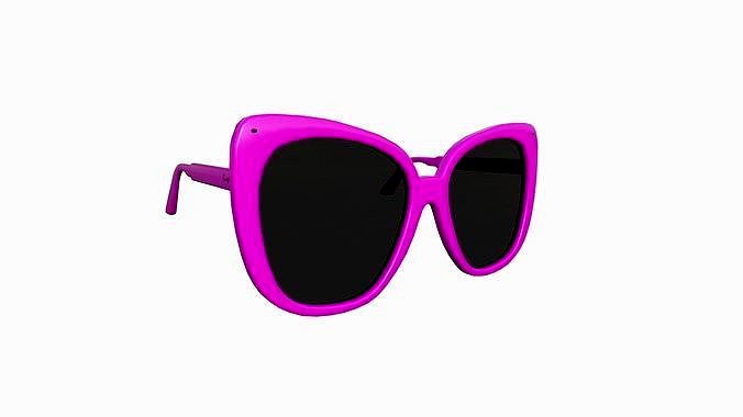 Sunglass J05 Pink - Character Design Fashion
