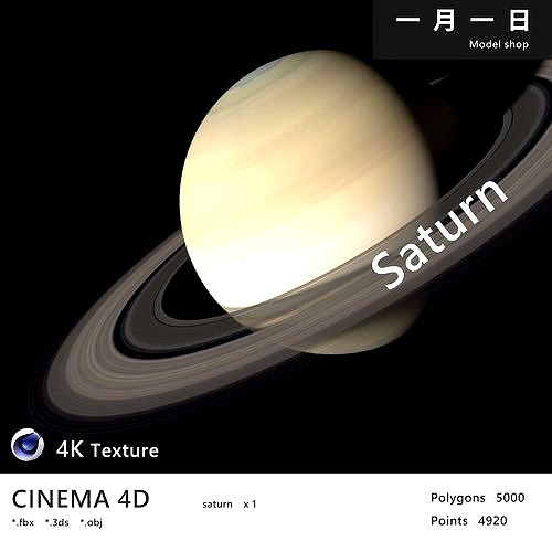 Realistic planet saturn