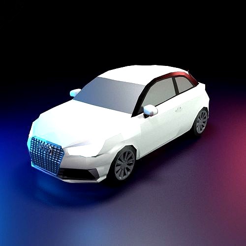 Audi A1 Low poly