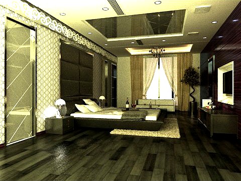 Photorealistic Bedroom 0036 3D Model