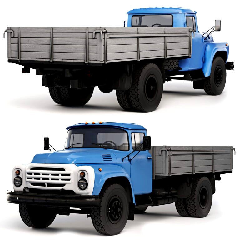 Truck ZIL 130 flatbed body 1965 (338557)
