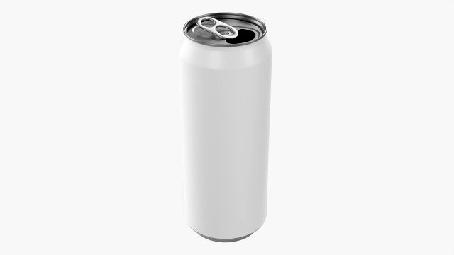 Opened Standard Beverage Can 500 Ml 169 Oz