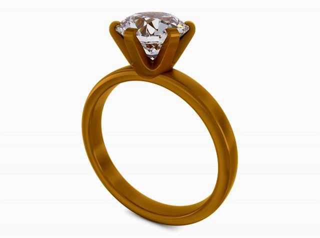 Diamond Gold Ring v 1