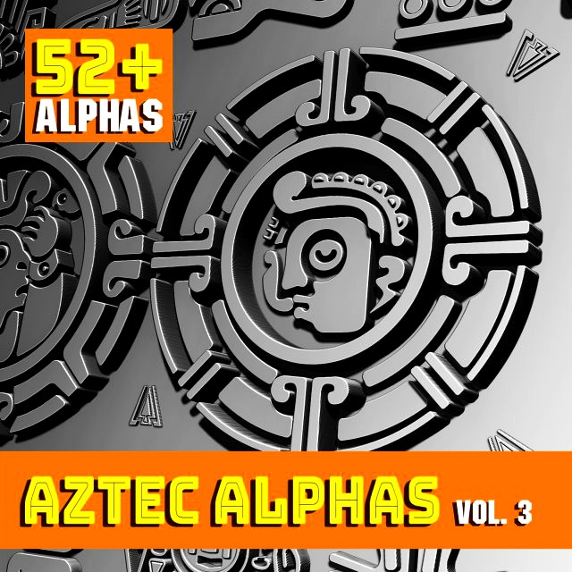 Aztec Alpha Brushes Volume 3