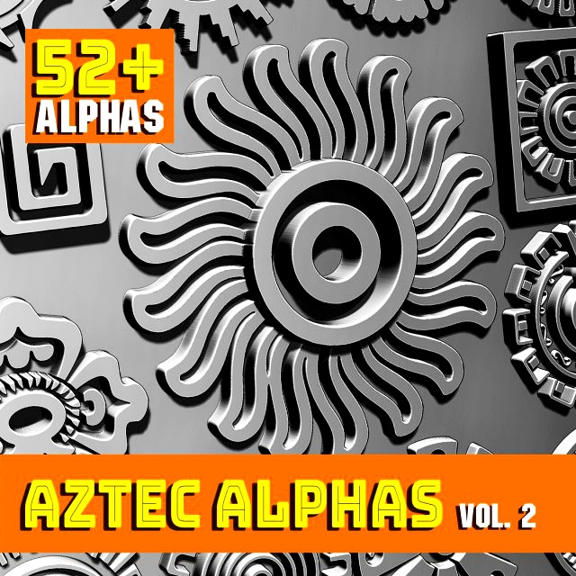 Aztec Alpha Brushes Volume 2