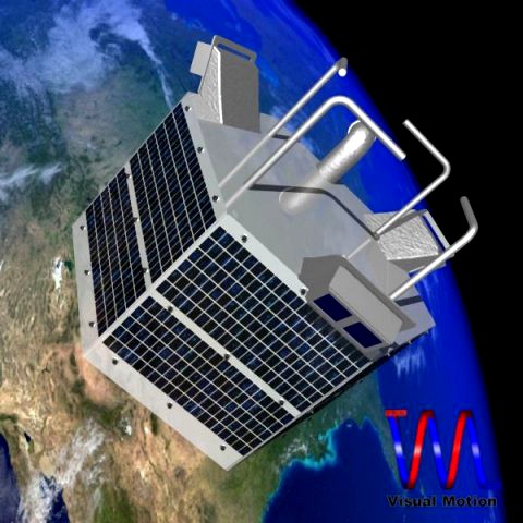 Iranian Satellite Fajr 3D Model