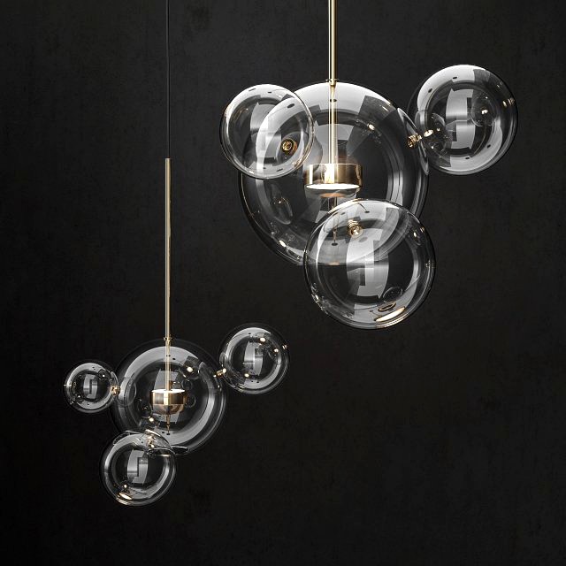 chandelier giopato coombes bolle 4 lights