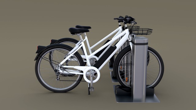 electric bicycle and station