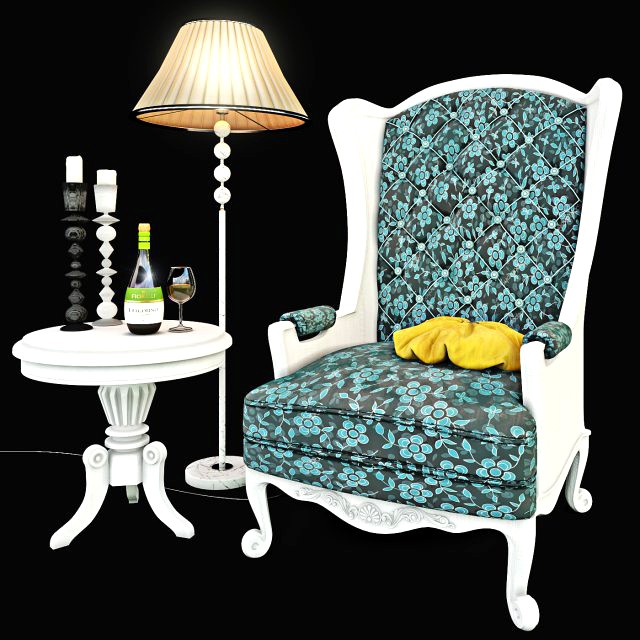 armchair with decor 5