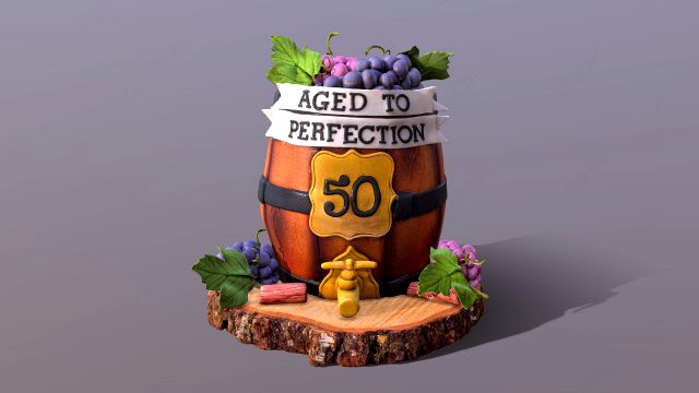 Aged To Perfection 50 Age Cake