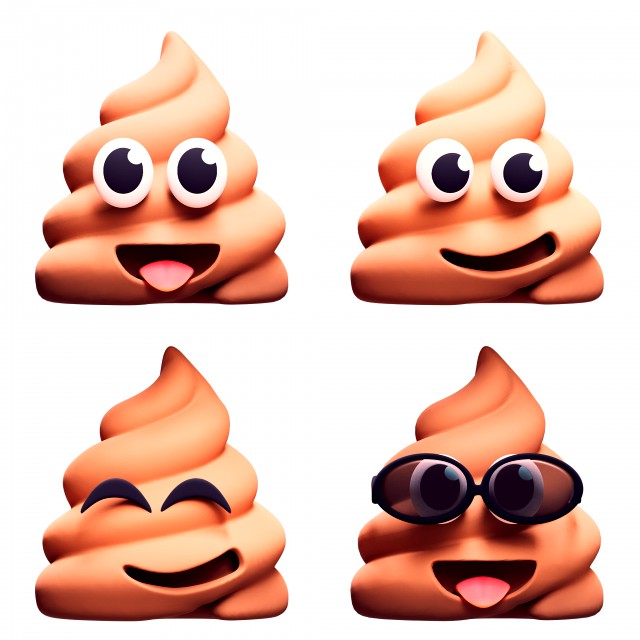 Smiling Faces Poop Emoji Collection