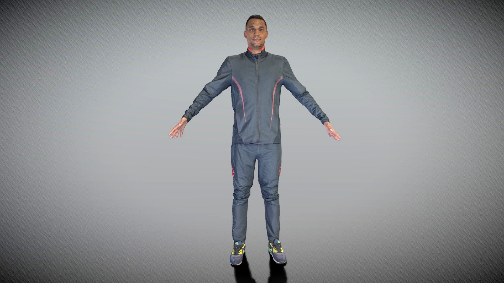 Man in tracksuit in A-pose 324