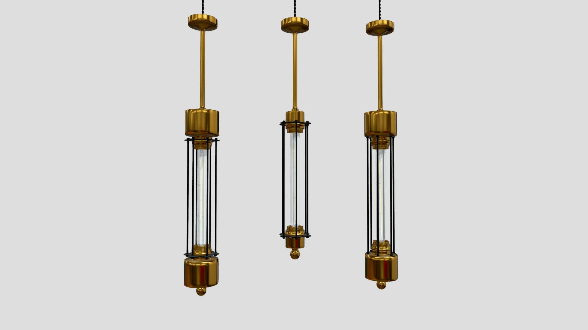 Industrial Chandelier Series - One Lamp