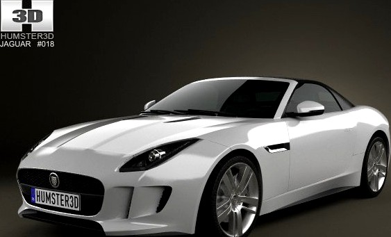 Jaguar FType S convertible 2013 3D Model