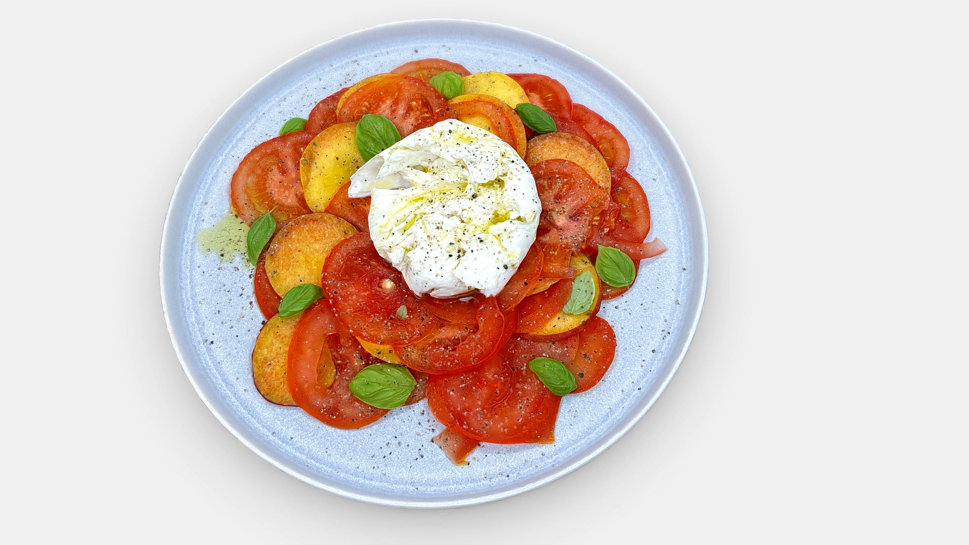 Mozarella and tomato salad