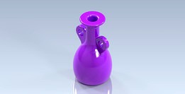 Studycadcam 2D to 3D CAD Exercise 624/Vase/ Florero/ /Autodesk Inventor Pro