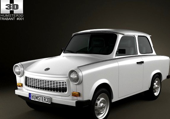 Trabant 601 Sedan 1963 3D Model