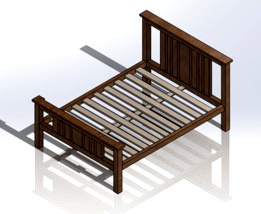 Mission Style Bed Frame