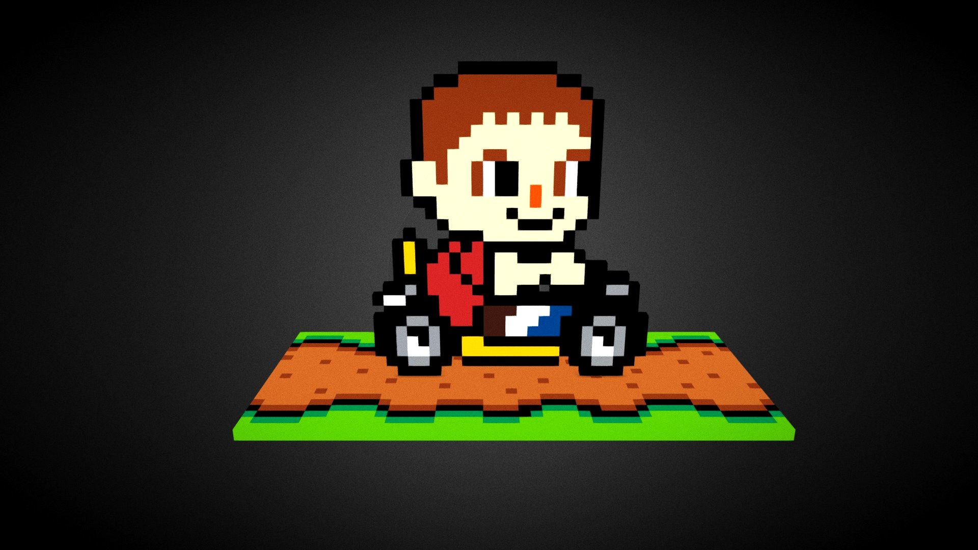 SMK077 - Super Pixel Kart Villager