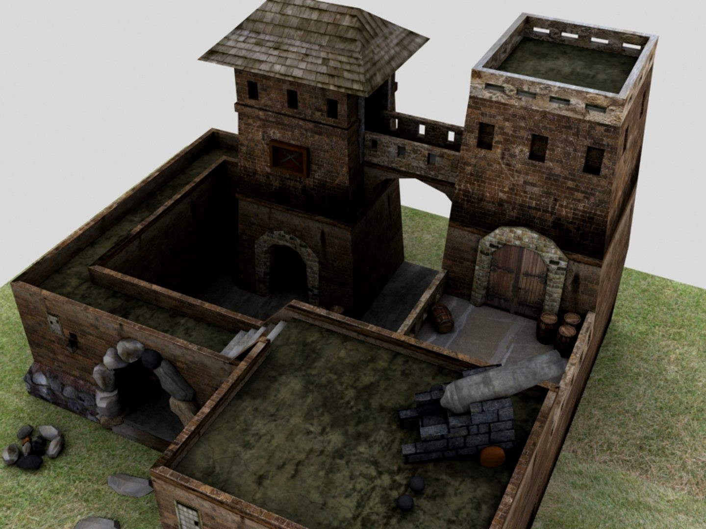 3D Medieval Fort