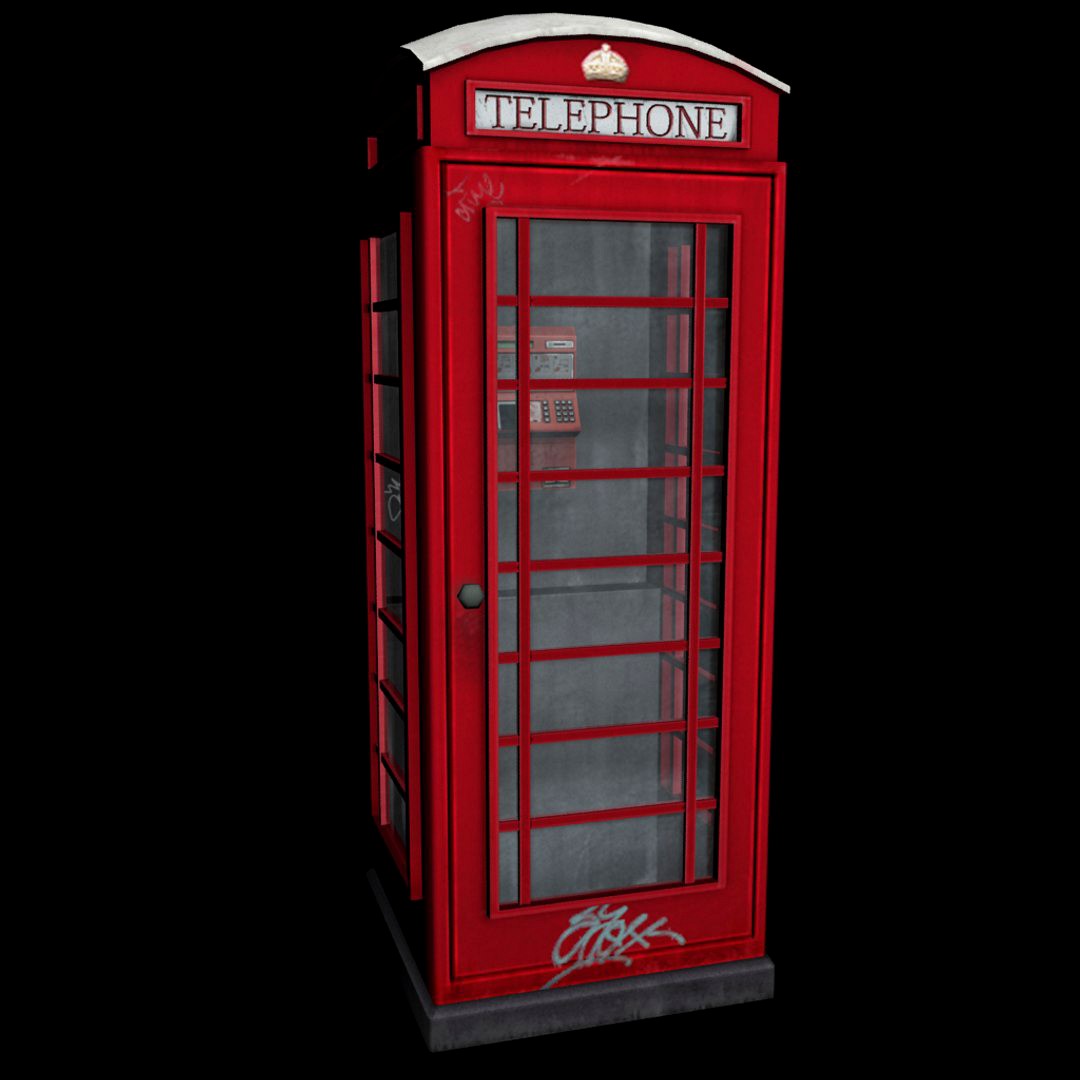 English telephone booth