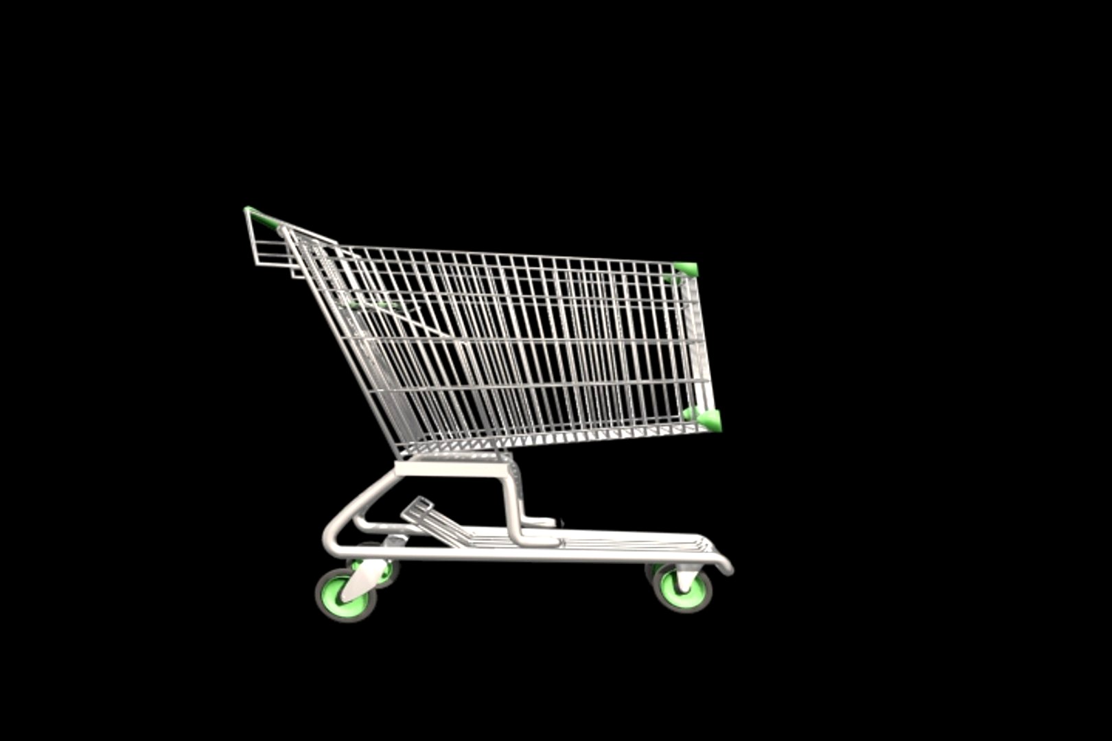 Shopping cart animated