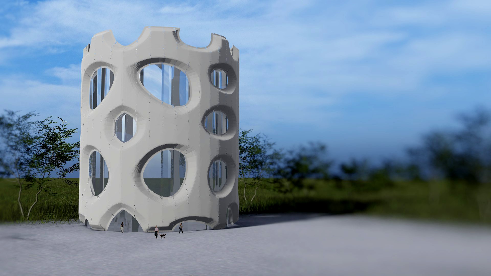 Voronoi tower