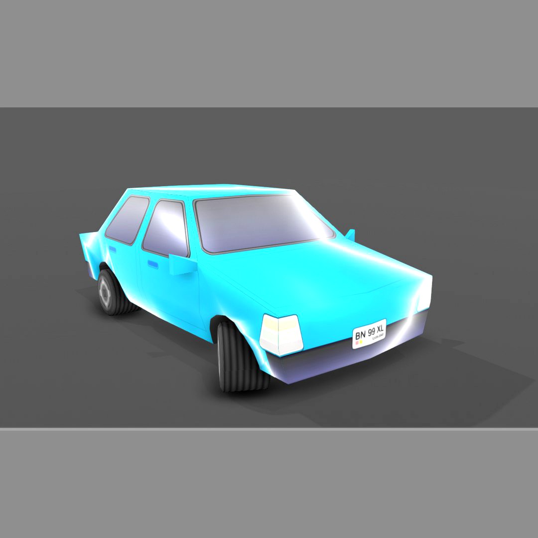 Lowpoly Sedan