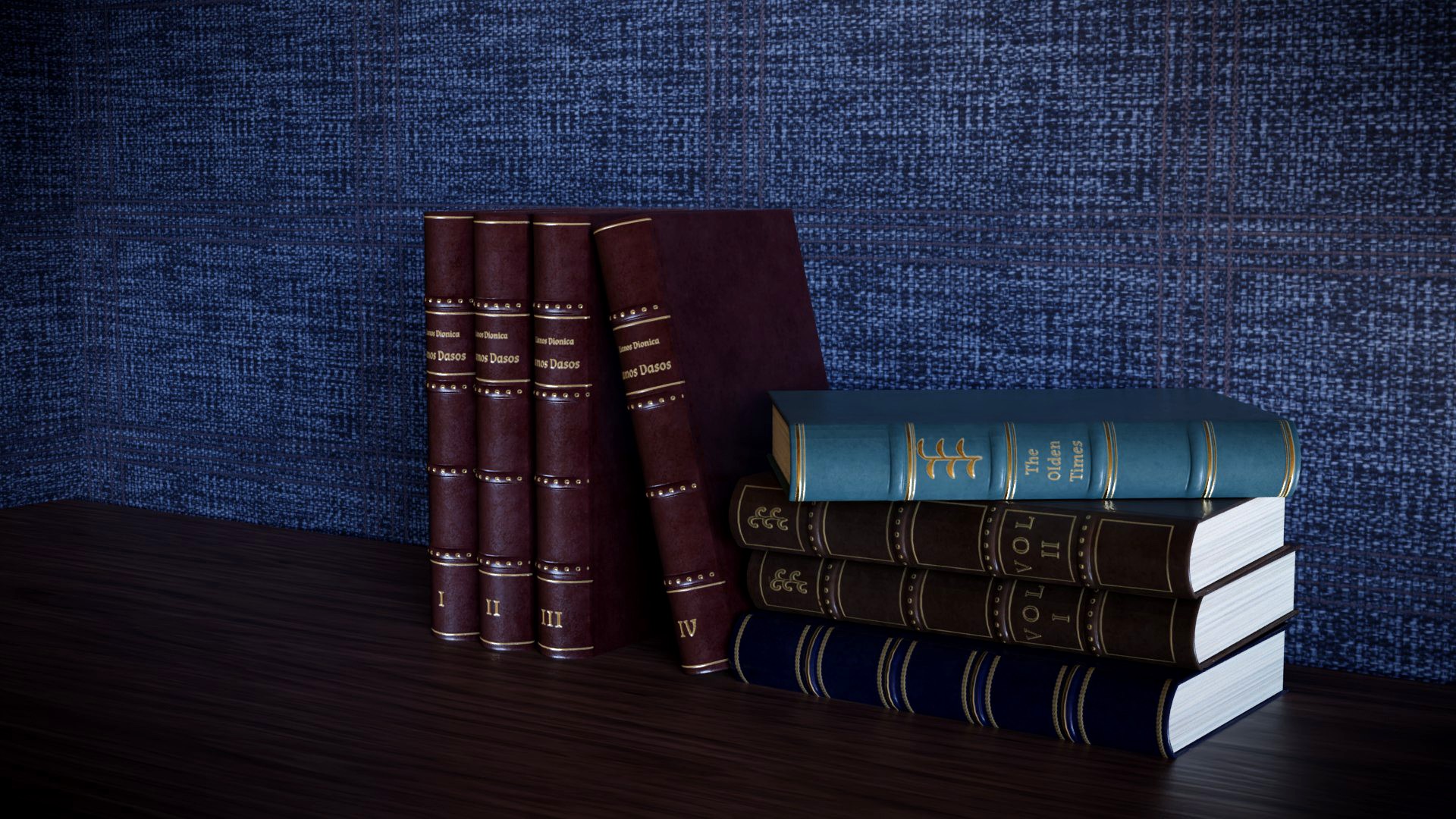 Classic leather books