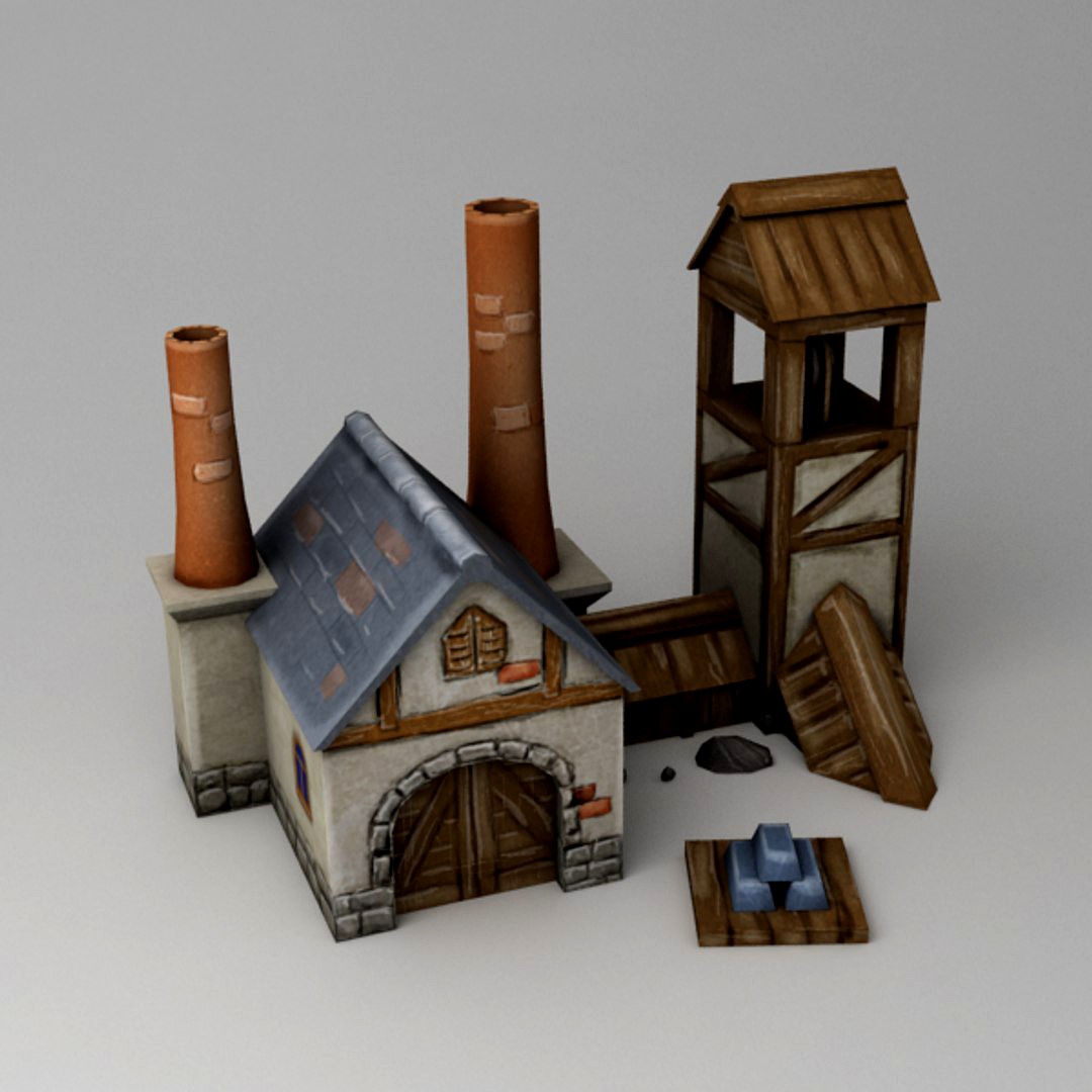 Ore Foundry Lowpoly