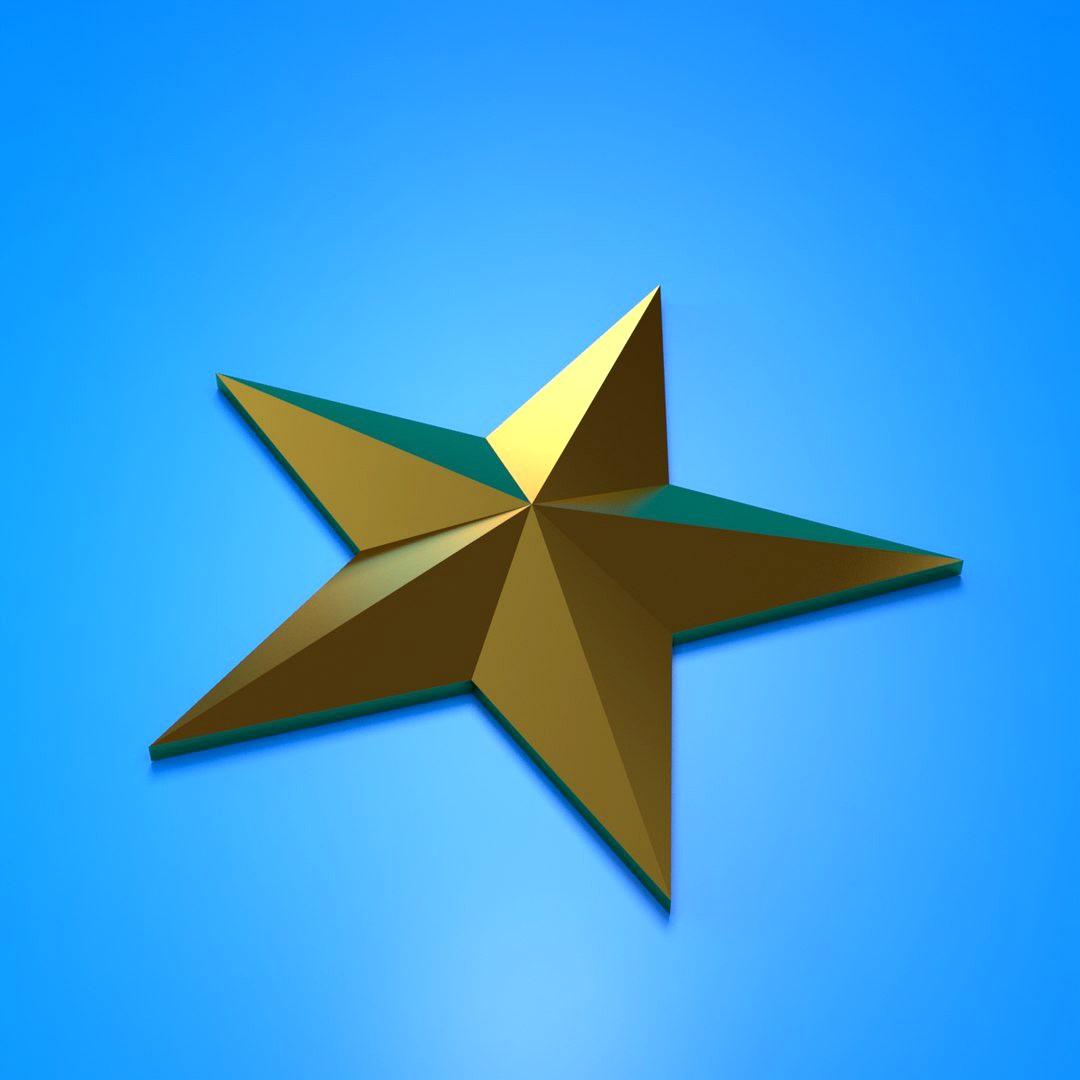 Beveled Star