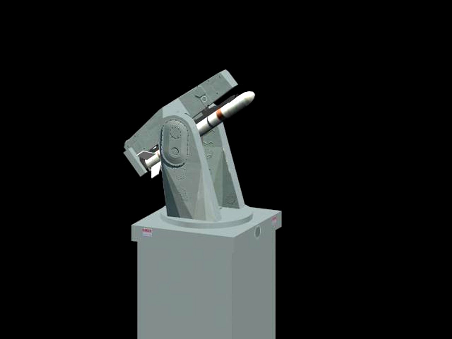 MK 13/22 HARPOON Guided Missile Launching System / w Animated Targeting and Missile Launch Sequences - by Xacta  3D models