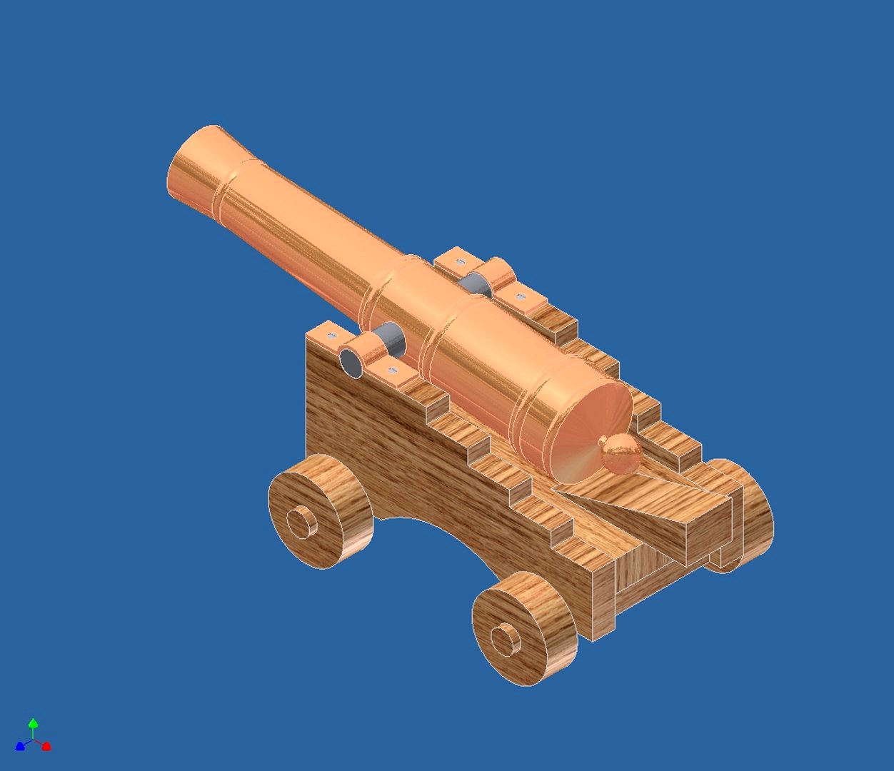 naval truck gun replica
