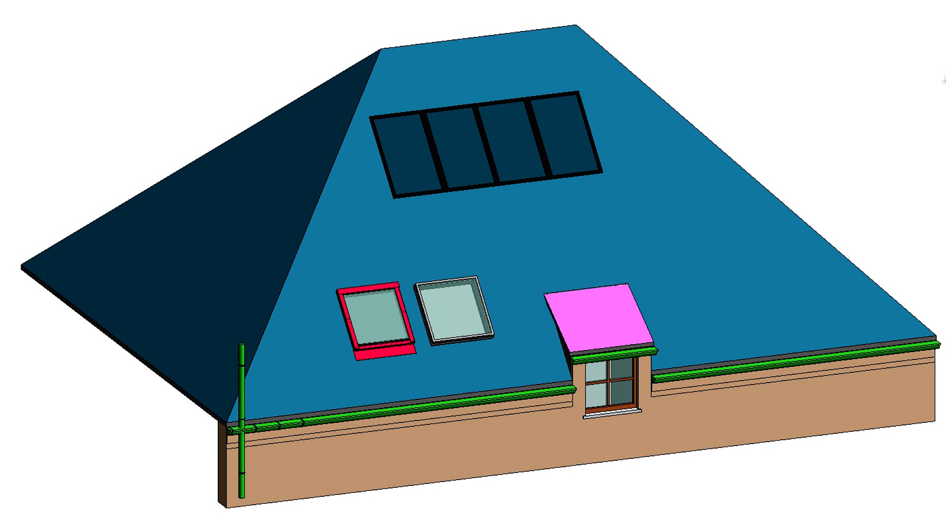Roof elements - parametric v2019