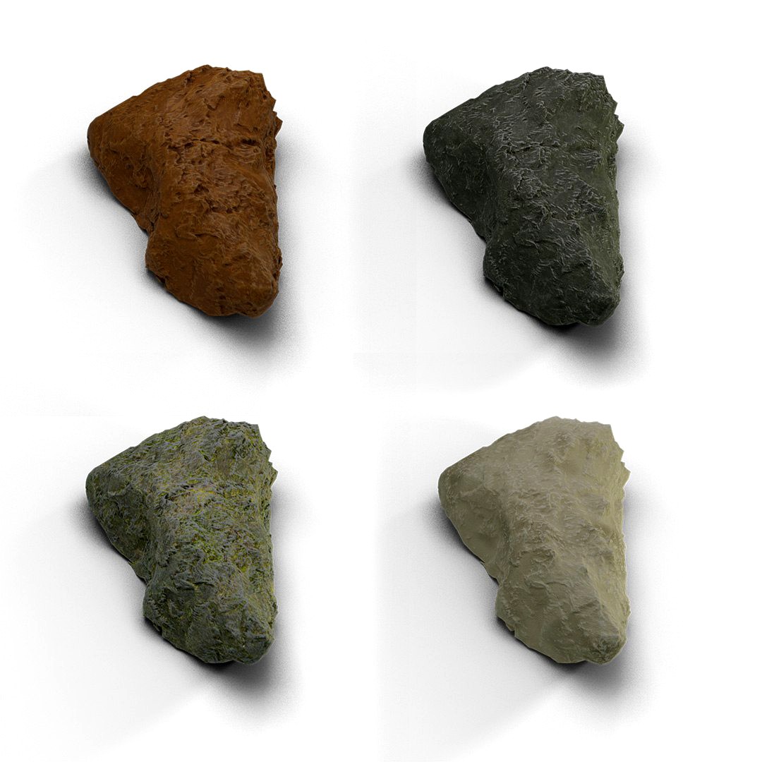 Rock, Stone - 06, multiple textures