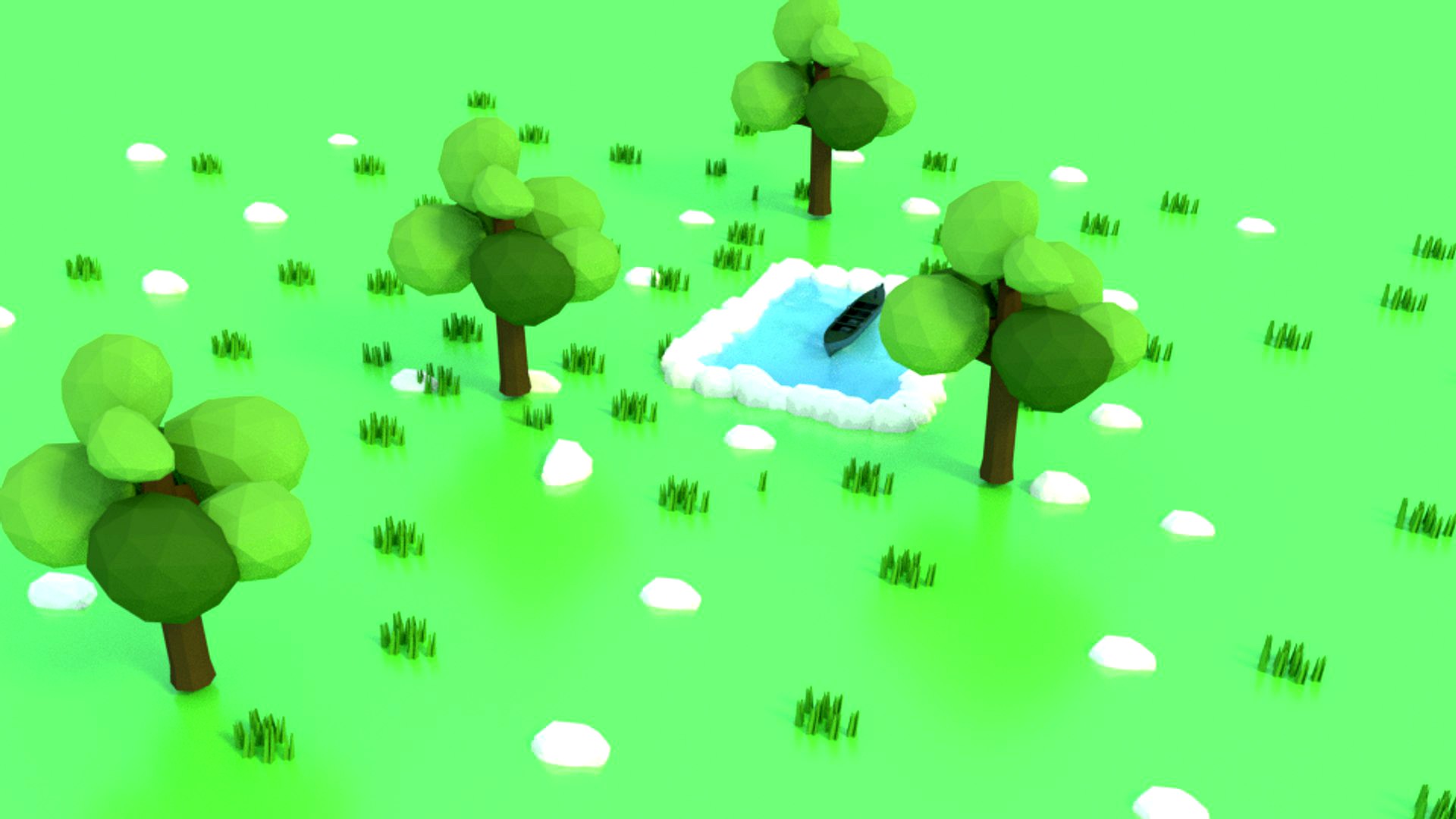 Nature Tree (Winter-Summer) LOW POLY