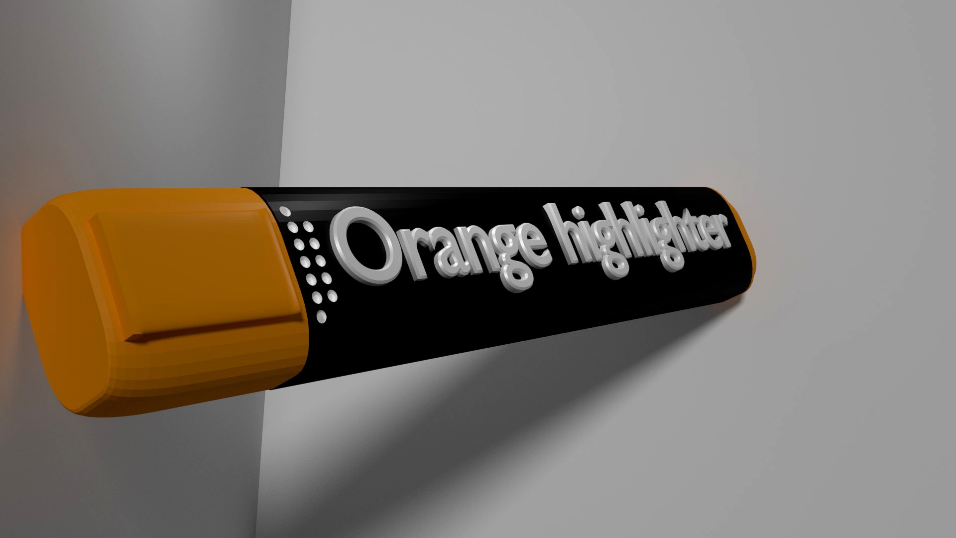 Orange highlighter