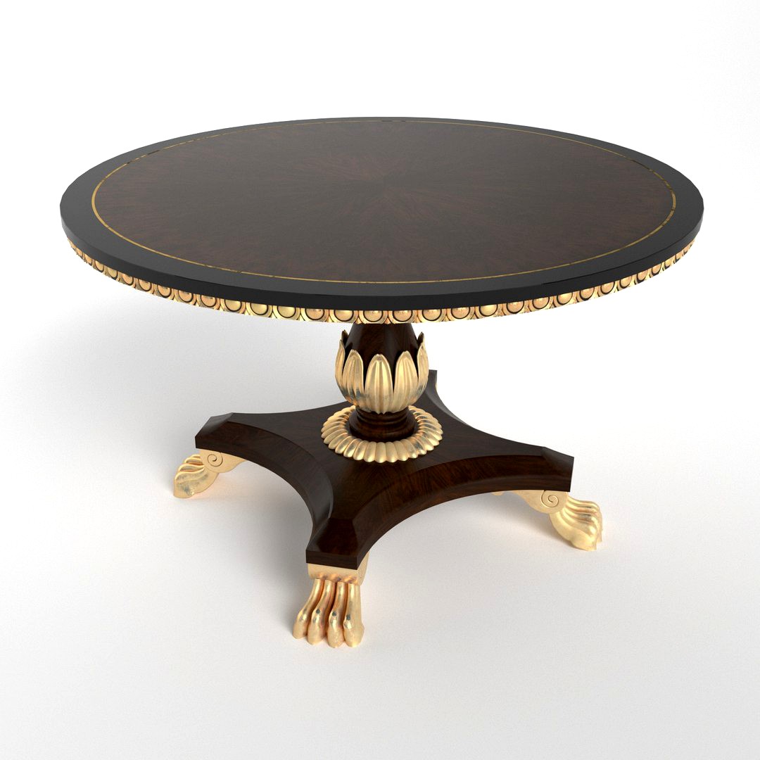 French Style Period Round Dining Table